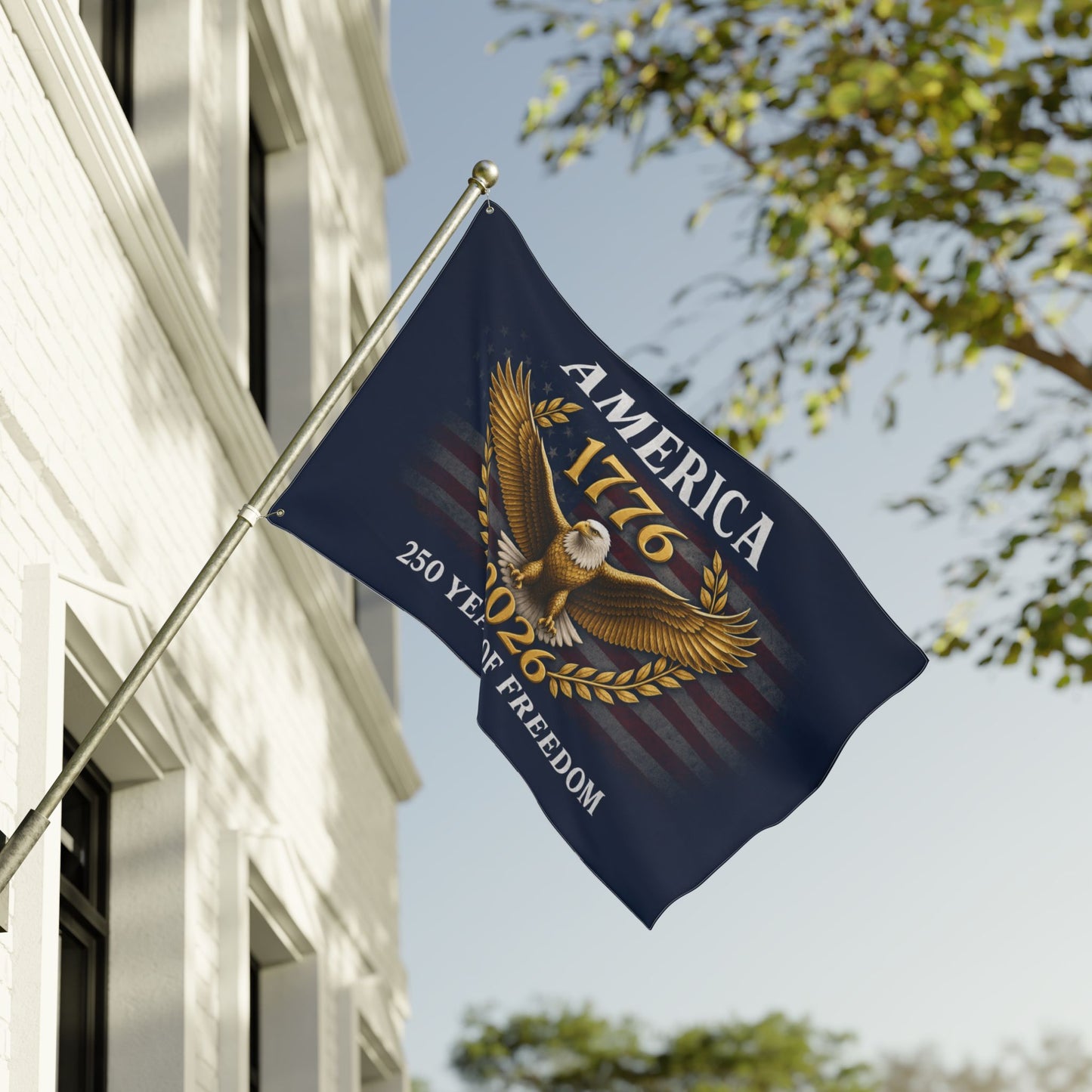 America 1776-2026 Commemorative Flag — 250 Years of Freedom