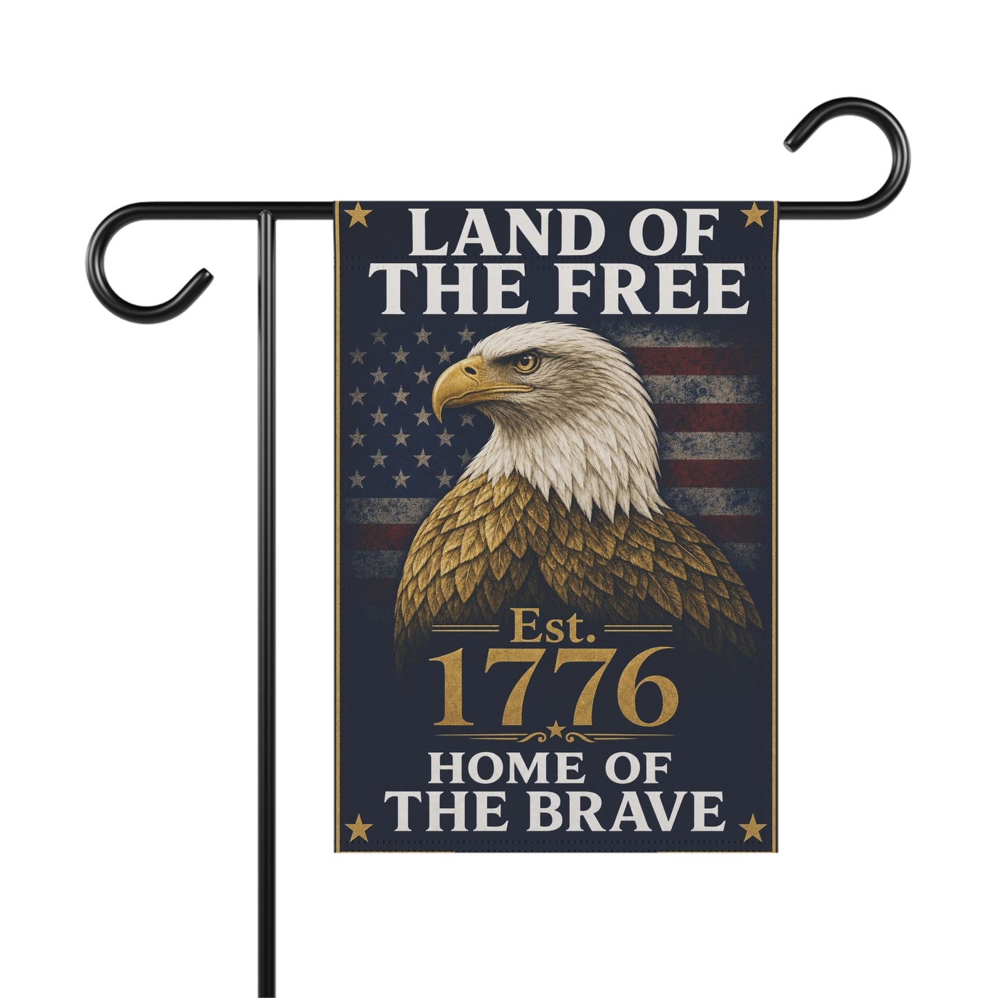 Land of the Free Est. 1776 Garden Flag
