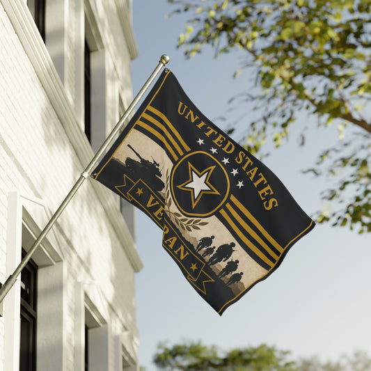 United States Army Veteran Flag — Premium Patriotic Display Flag