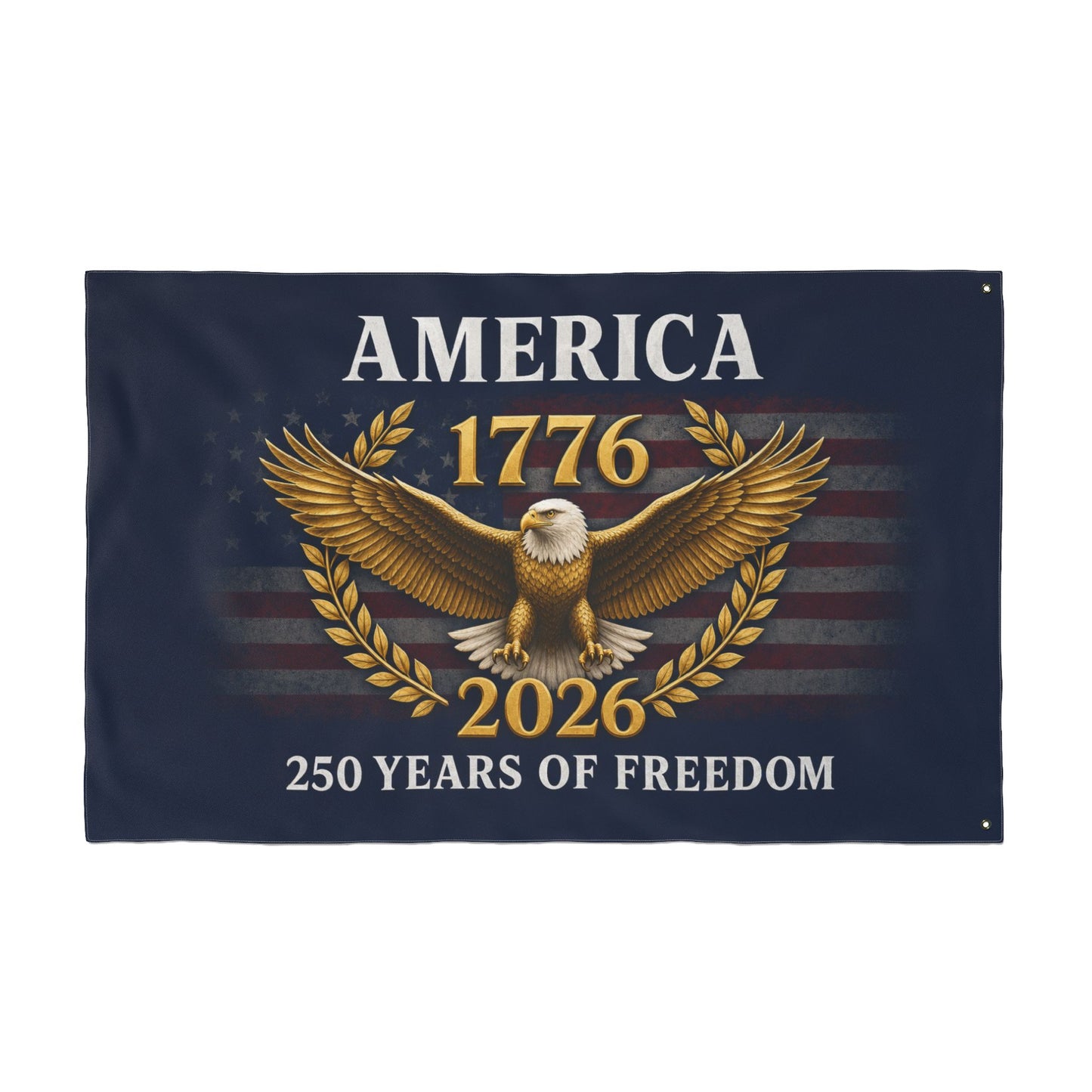 America 1776-2026 Commemorative Flag — 250 Years of Freedom
