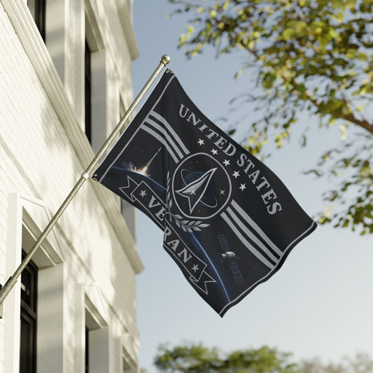 United States Veteran Space Flag — Double-Sided Military Tribute Flag