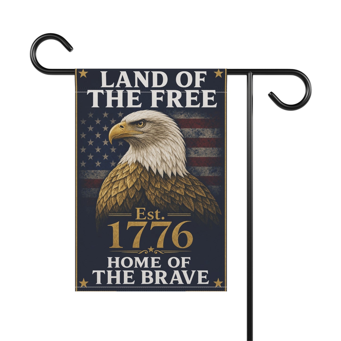Land of the Free Est. 1776 Garden Flag